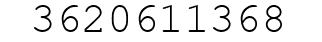 Number 3620611368.