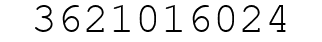 Number 3621016024.