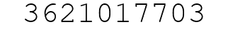 Number 3621017703.