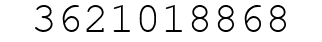 Number 3621018868.