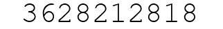Number 3628212818.