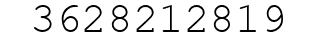 Number 3628212819.