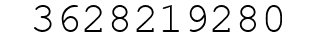 Number 3628219280.