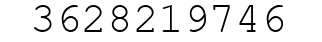 Number 3628219746.