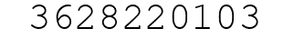 Number 3628220103.