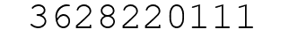 Number 3628220111.