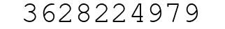 Number 3628224979.