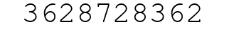 Number 3628728362.