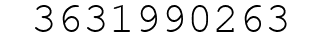 Number 3631990263.