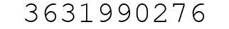 Number 3631990276.