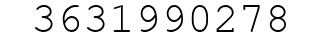 Number 3631990278.