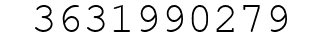 Number 3631990279.