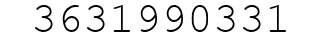 Number 3631990331.
