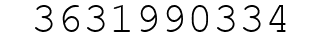 Number 3631990334.