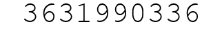 Number 3631990336.
