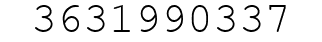 Number 3631990337.