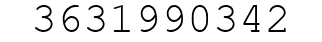 Number 3631990342.