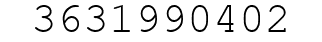 Number 3631990402.