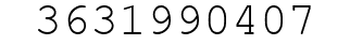 Number 3631990407.