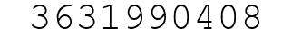 Number 3631990408.