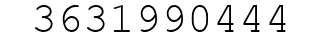 Number 3631990444.