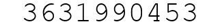 Number 3631990453.