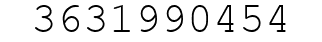 Number 3631990454.