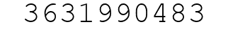 Number 3631990483.