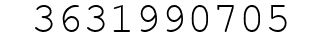 Number 3631990705.