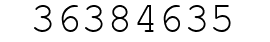 Number 36384635.