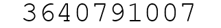 Number 3640791007.