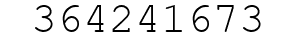 Number 364241673.