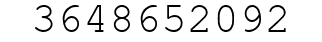 Number 3648652092.