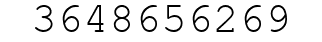 Number 3648656269.