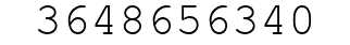 Number 3648656340.
