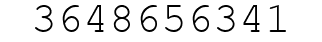 Number 3648656341.