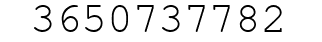 Number 3650737782.