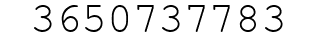 Number 3650737783.