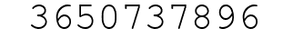 Number 3650737896.