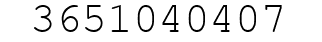Number 3651040407.