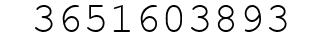 Number 3651603893.