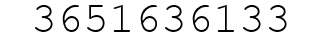 Number 3651636133.