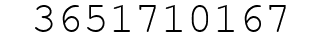 Number 3651710167.
