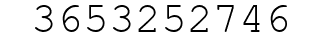 Number 3653252746.