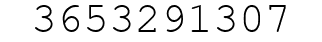 Number 3653291307.