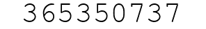 Number 365350737.