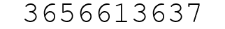 Number 3656613637.