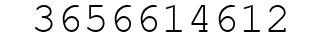 Number 3656614612.