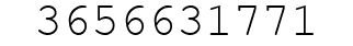 Number 3656631771.