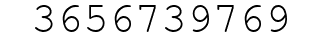 Number 3656739769.